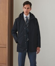 GOTAIRIKU ダウンライナー装着可【仕事で着用可】メランジシャンブレー スプリングブルゾン(25年モデル)