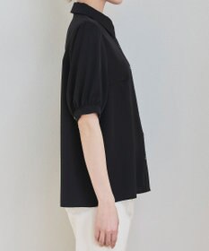 Tiaclasse L 【洗える】パフスリーブシャツブラウス