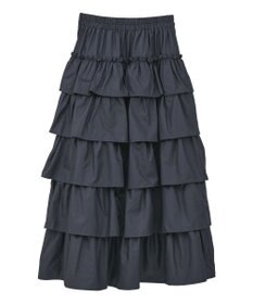 Green Parks ・ＳＵＧＡＲ　ＳＰＯＯＮ　レザーライクティアードスカー