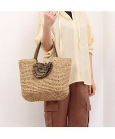 UNBILLION カシュカシュ cachecache / フリルフラップクロッシェトート