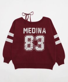 WEGO 【2025年秋冬新作】2WAYグラフィックワンショルBIGニット