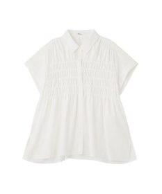 CRAFT STANDARD BOUTIQUE シャーリングショートスリーブブラウス