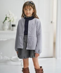 組曲 KIDS 【150-160㎝】ハートキルトジャガード アウター