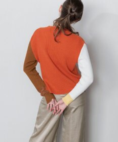 TRICOTE カラーリブセーター