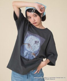 WEGO 【新柄追加/E.T/ユニセックス着用ITEM/SMLサイズ展開】E．T．グラフィックT（S）