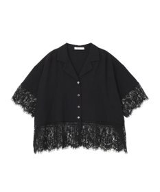 AMERICAN HOLIC レース切り替え半袖シャツ