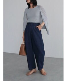 Green Parks デザイン切替カーブパンツ