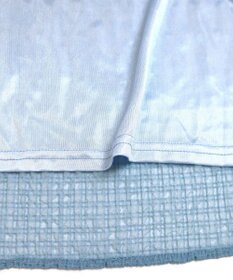 Tiaclasse L 【洗える】シフォンチェック配色フリルワンピース