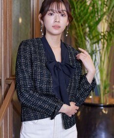 Tiaclasse 【新色追加・洗える】リボンタイブラウス