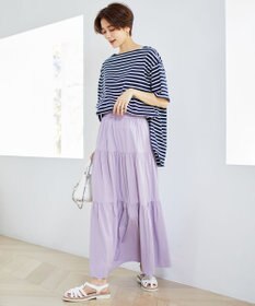 UNFILO L 撥水汗ジミ防止ボーダーT