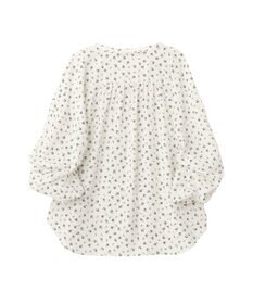 YECCA VECCA 2wayボリューム袖花柄ブラウス