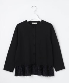 自由区 S 【SHIHOさん着用】ジャカードコンビ カーディガン