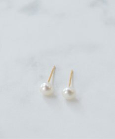 Phoebe 【K10】フォルムパールピアス/一粒パール/BOXつき