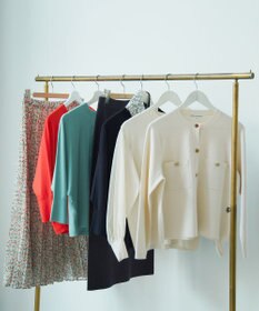 23区 【洗える】コンフォートストレッチ ニット カーディガン