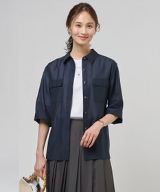 J.PRESS LADIES L リネンシアースラブ シャツ ブラウス