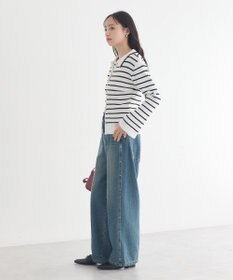 earth music&ecology レギュラーカラーニットカーディガン