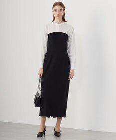 ICB 【CLASSY.1月号掲載・洗える】 クリーンブロード ボウタイブラウス