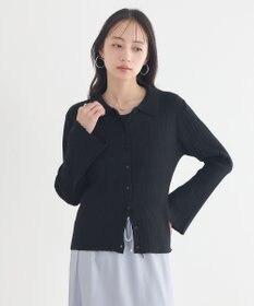 earth music&ecology レギュラーカラーニットカーディガン