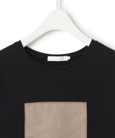 ICB 【日本製・接触冷感・UVケア・洗える】ペイズリーレノクロス TEE