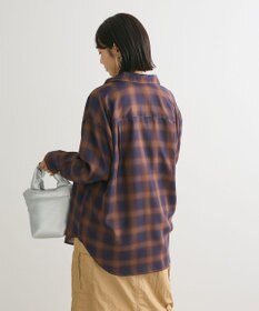 Green Parks オンブレーチェックライトシャツ