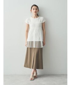 YECCA VECCA 【2点SET】マルチwayチュールオーバーキャミSET/Tee