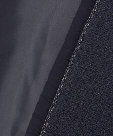 ANY SIS リップルボーダーストレッチ ノーカラージャケット