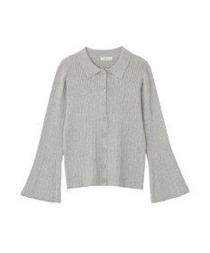 earth music&ecology レギュラーカラーニットカーディガン