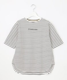 自由区 L 【洗える】Marine半袖 ロゴTシャツ