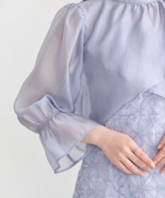 earth music&ecology SET2点シアーブラウス＋3Dレースワンピース