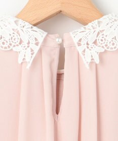 組曲 S 【WEB限定・2WAY】ジョーゼットシフォンレース襟 ブラウス