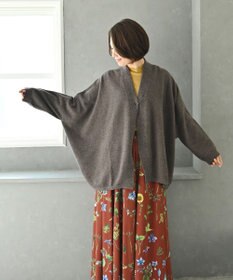 muuc 〈希少な素材〉〈高級15.5マイクロン長極細メリノウール100%〉〈ユニセックス〉ウルグアイウールのジャケットカーディガン