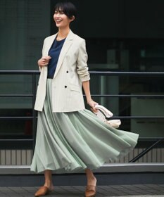 23区 【WEB限定/洗える】エアリーチュール スカート