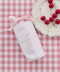 Maison de FLEUR 【保冷機能付き】サテン巾着ボトルケース