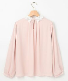 組曲 S 【WEB限定・2WAY】ジョーゼットシフォンレース襟 ブラウス