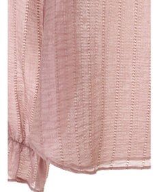 earth music&ecology キャンディースリーブシアーブラウス