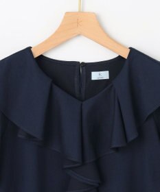 組曲 L ブラウスライクラッフル カットソー