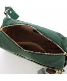 UNBILLION ペルケ perche / 牛革×ナイロンチェンジベルトキーチャームショルダー