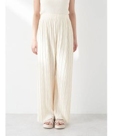 earth music&ecology リラックスセルフカットパンツ（Ｉｖｏｒｙ）