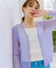 Tiaclasse 【洗える】スカラップニレースニットキャミソール