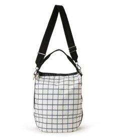 LeSportsac CONVERTIBLE BUCKET BAG/モノクラスチェック