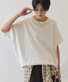 AMERICAN HOLIC 【接触冷感+UVカット】半袖コクーンカットプルオーバー