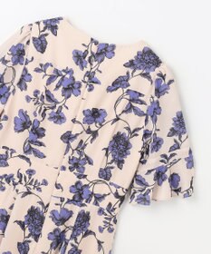 GRACE CONTINENTAL フラワープリントフレアワンピース