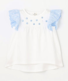 組曲 KIDS 【80-100㎝】 petit fleur エンブロイダリーチュニック