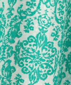 自由区 S ダマスクプリントエンブロイダリー ワンピース