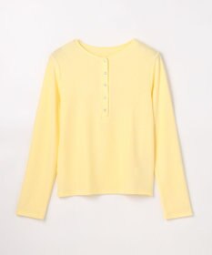 ANY クリアラメフライスヘンリーネックプルオーバー