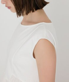 GRACE CONTINENTAL フレア切替カットトップ
