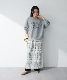 Green Parks 楽ちんリップルワイドパンツ