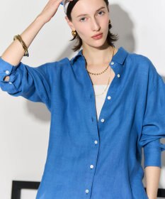 23区 【先行予約】LIBECOリネン ベーシック シャツ