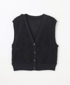 GRACE CONTINENTAL チュールフリルニットベスト