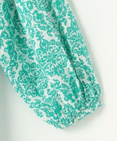 自由区 S ダマスクプリントエンブロイダリー ワンピース